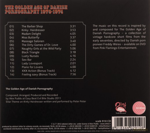 Alex Puddu: The Golden Age Of Danish Pornography [CD]