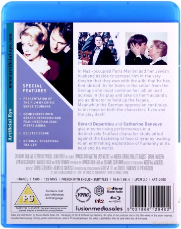 The Last Metro (Ostatnie metro) [Blu-Ray]