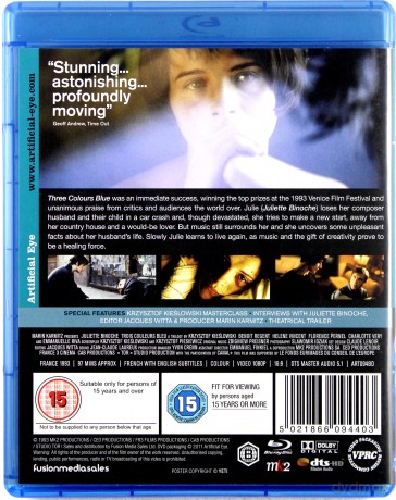 Three Colours Blue (Trzy kolory. Niebieski) [Blu-Ray]