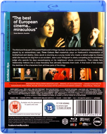 Three Colours Red (Trzy kolory: Czerwony) [Blu-Ray]