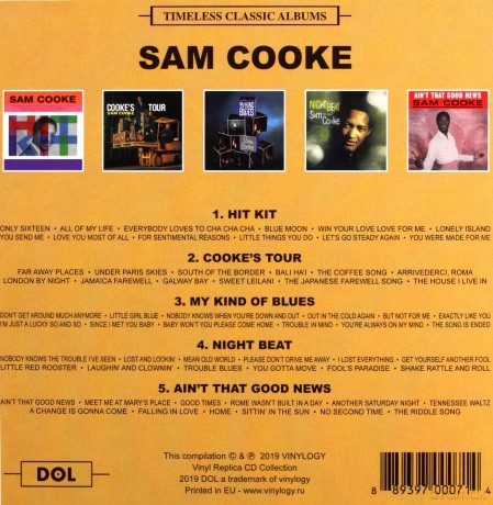 Sam Cooke: Timeless Classic Albums - The Glorious Days [5CD]