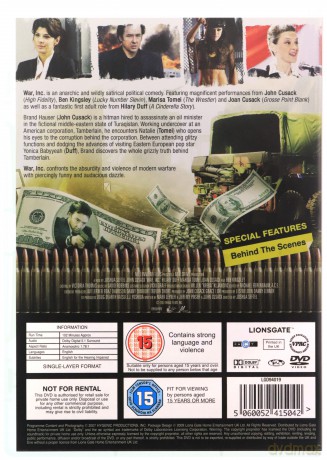 War Inc [DVD]