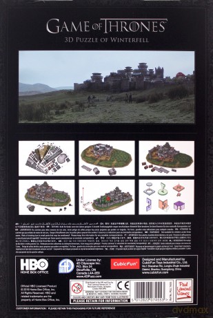 Game of Throne: Winterfell 430 el. (Gra o Tron) [PUZZLE]