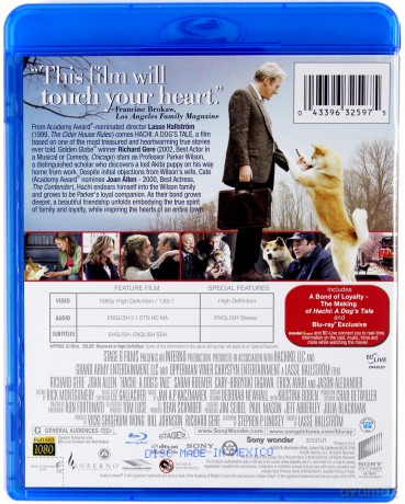 Hachi: A Dog's Tale (Mój przyjaciel Hachiko) [Blu-Ray]