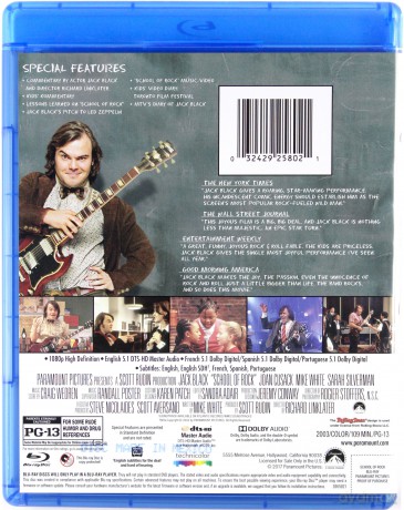 School of Rock (Szkoła rocka) [Blu-Ray]