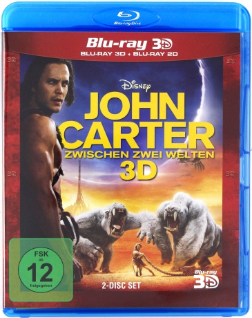 John Carter (Disney) [Blu-Ray 3D]+[Blu-Ray]