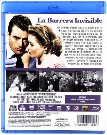 Gentleman's Agreement (Dżentelmeńska umowa) [Blu-Ray]