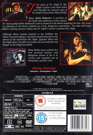 Mary Reilly [DVD]