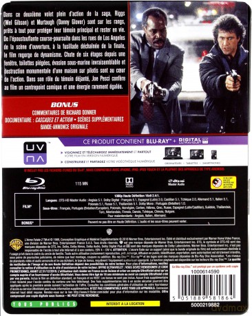 Zabójcza broń 2 (steelbook) [Blu-Ray]