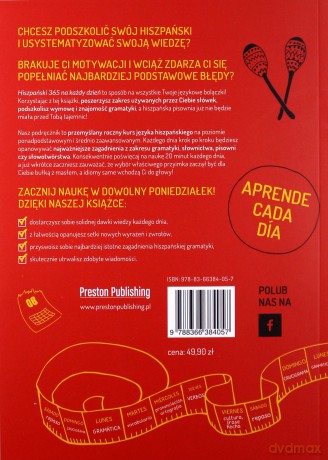 365 hiszpański na każdy dzień poziom A2-B2 - Dorota Kotwica [KSIĄŻKA]