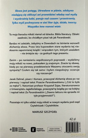 Alchemia słowa - Jan Parandowski [KSIĄŻKA]