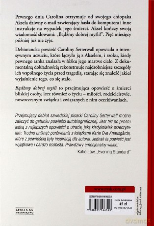 Bądźmy dobrej myśli - Carolina Setterwall [KSIĄŻKA]
