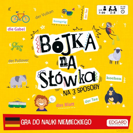 Bójka na słówka. Gra do nauki języka niemieckiego - Ewa Norman, Patrycja Zakaszewska [GRA]