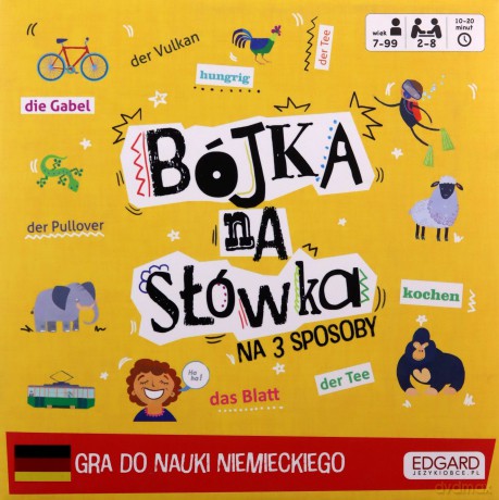 Bójka na słówka. Gra do nauki języka niemieckiego - Ewa Norman, Patrycja Zakaszewska [GRA]