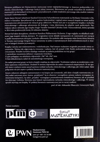 Calculus. Rachunek różniczkowy i całkowy funkcji jednej zmiennej - James Stewart [KSIĄŻKA]