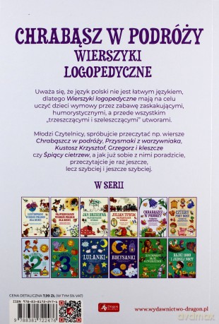 Chrabąszcz w podróży. Wierszyki logopedyczne - Janusz Jabłoński [KSIĄŻKA]