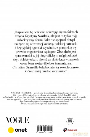 Christine. Powieść o Krystynie Skarbek - Vincent V. Severski [KSIĄŻKA]