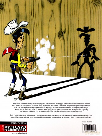 Człowiek z Waszyngtonu. Lucky Luke (Tom 73) - Achde, Laurent Gerra [KOMIKS]