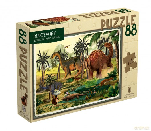 Dinozaury - Emilia Dziubak [PUZZLE]