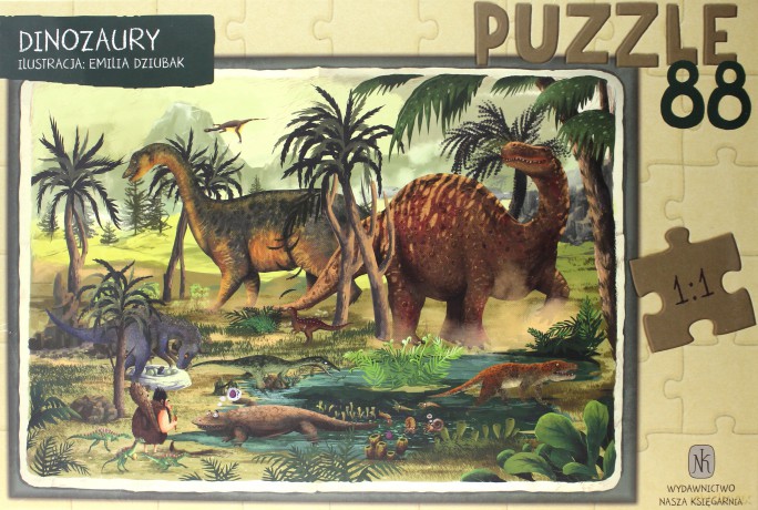 Dinozaury - Emilia Dziubak [PUZZLE]