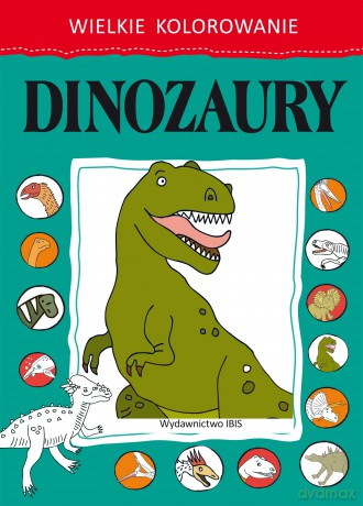 Dinozaury. Wielkie kolorowanie [KSIĄŻKA]