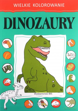 Dinozaury. Wielkie kolorowanie [KSIĄŻKA]