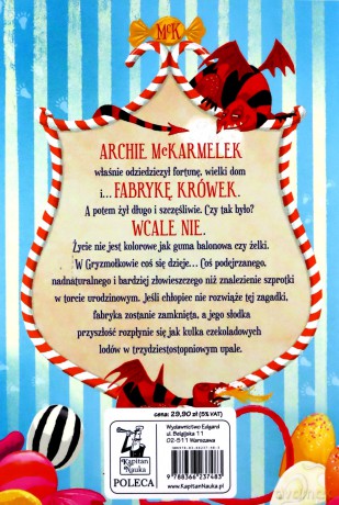 Duch z fabryki krówek. Tajemnice Gryzmołkowa. Kapitan Nauka - David Oconnell [KSIĄŻKA]