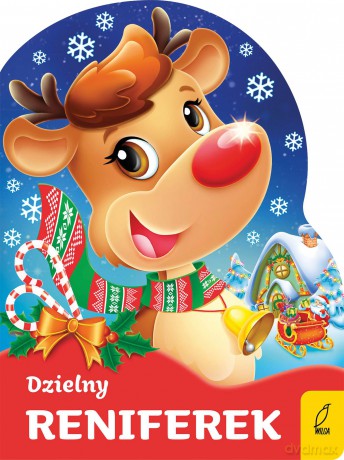 Dzielny Reniferek. Wykrojnik - Urszula Kozłowska [KSIĄŻKA]