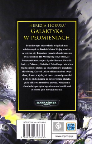 Galaktyka w płomieniach. Herezja Horusa - Ben Counter [KSIĄŻKA]