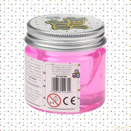 Gotowy slime jelly jar różowy 100 ml