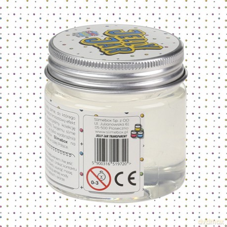 Gotowy slime jelly jar transparentny 100 ml