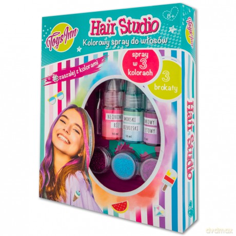 Hair studio kolorowy spray do włosów