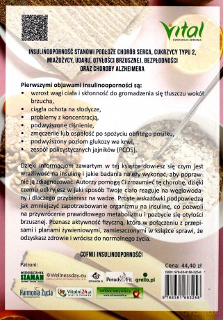 Insulinooporność. Rewolucyjny plan leczenia. Jak usprawnić metabolizm, wyeliminować otyłość brzuszną i zapobiec cukrzycy - Rob Thompson, Dana Carpender [KSIĄŻKA]