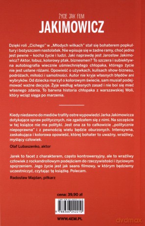 Jarosław Jakimowicz. Życie jak film - Jarosław Jakimowicz [KSIĄŻKA]