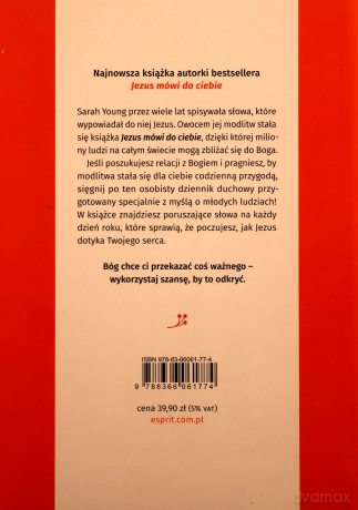 Jezus mówi do ciebie. Słowa dla młodych - Sarah Young [KSIĄŻKA]