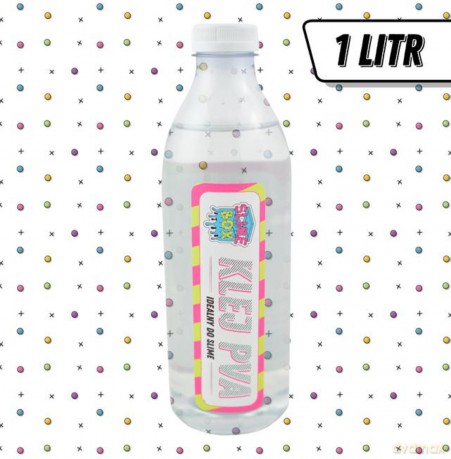 Klej pva do slime clear 1000 ml
