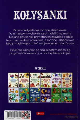 Kołysanki. Najpiękniejsze znane i lubiane piosenki na dobranoc [KSIĄŻKA]