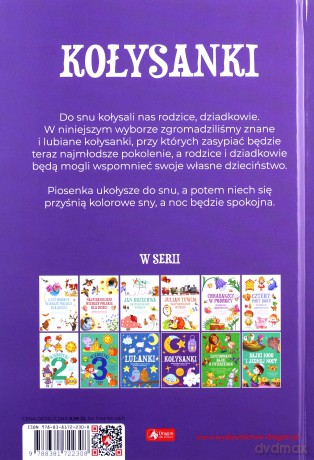 Kołysanki. Najpiękniejsze znane i lubiane piosenki na dobranoc [KSIĄŻKA]