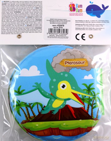 Książeczka do kąpieli świat dinozaurów