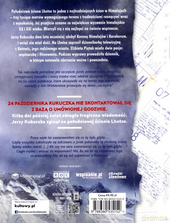 Lhotse 89. Ostatnia wyprawa Jerzego Kukuczki - Elżbieta Piętak, Dariusz Piętak [KSIĄŻKA]