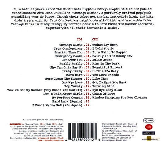 The Undertones: True Confessions Singles A's + B's (Digipack) [2CD]