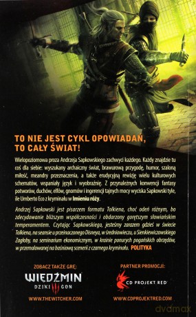 Wiedźmin Tom 2: Miecz Przeznaczenia - Andrzej Sapkowski [KSIĄŻKA]