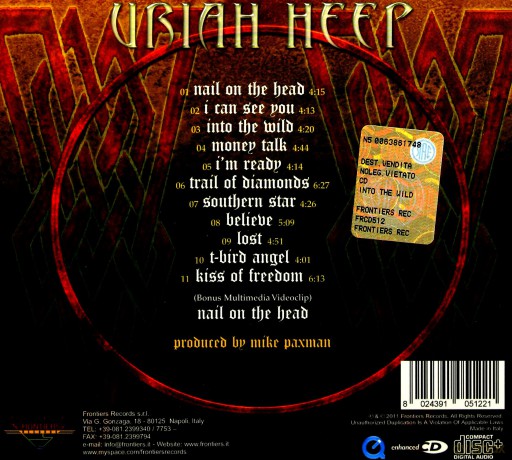Uriah Heep: Into The Wild  [CD]