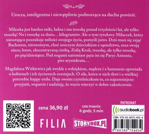 Milaczek. Dobre myśli (Tom 1) - Magdalena Witkiewicz [AUDIOBOOK]