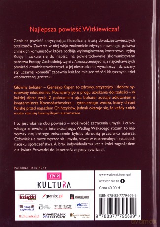Nienasycenie - Stanisław Ignacy Witkiewicz [KSIĄŻKA]
