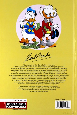 O kawałek sznurka i inne historie z roku 1956 Kaczogród (Tom 5) - Carl Barks [KOMIKS]