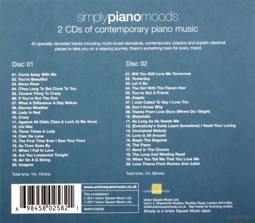 Simply Piano Moods [2CD]