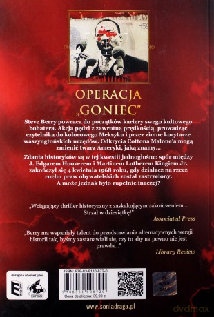 Operacja Goniec - Steve Berry [KSIĄŻKA]