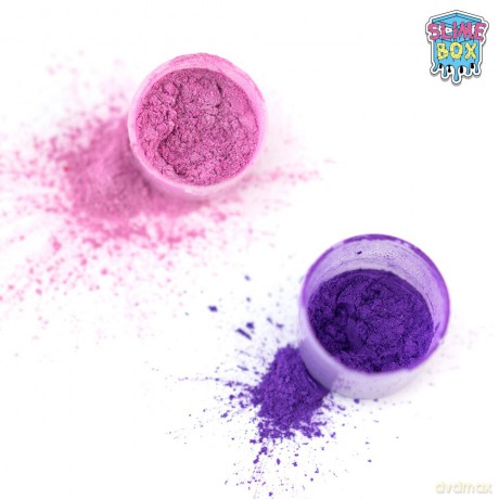 Pigment metaliczny 10 ml zestaw nr 1 - 2 kolory (fioletowy/różowy)