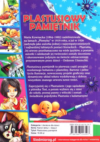 Plastusiowy pamiętnik - Maria Kownacka [KSIĄŻKA]